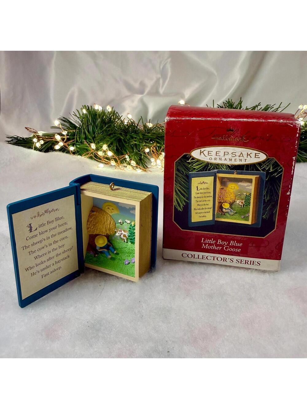 Little Boy Blue - 1997 Hallmark Keepsake Ornament - #5 in Mother Goose Series